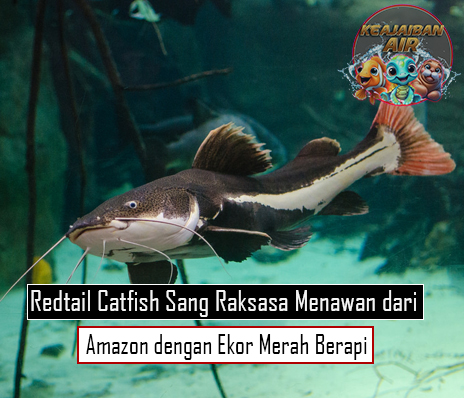 Redtail Catfish Sang Raksasa Menawan dari Amazon dengan Ekor Merah Berapi