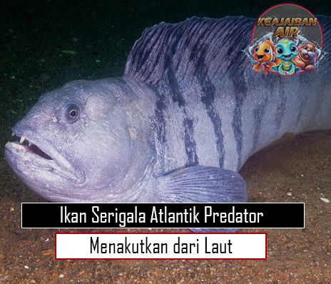 Ikan Serigala Atlantik Predator Menakutkan dari Laut