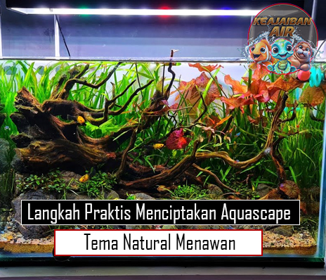 Langkah Praktis Menciptakan Aquascape Tema Natural Menawan