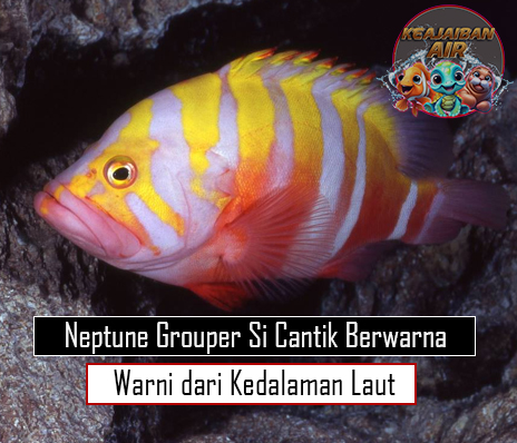 Neptune Grouper Si Cantik Berwarna warni dari Kedalaman Laut